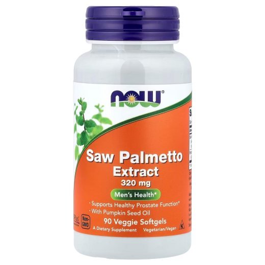 NOW Foods Saw Palmetto Extract 320 Mg Supports Healthy Prostate Function 90 Softgels
