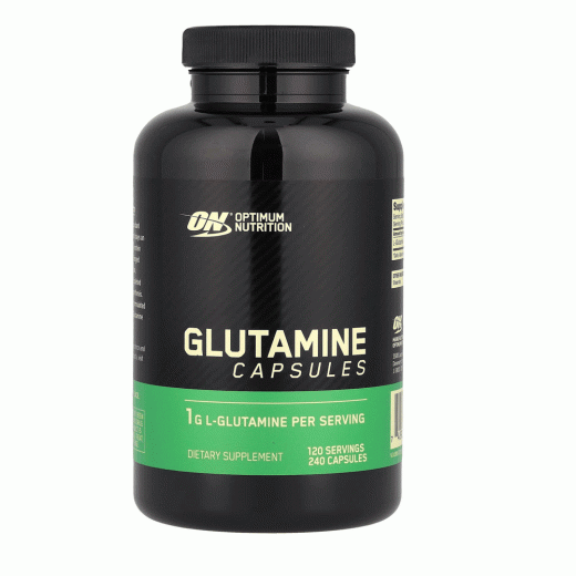 Optimum Nutrition Glutamine – 1G Pure L-Glutamine | 240 Capsules