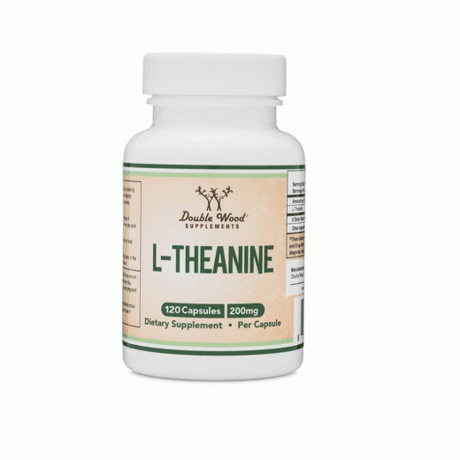 Double Wood L-Theanine | Calm & Focus Support | 200mg | 120 Capsules