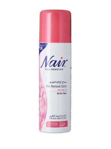 Nair Hair Removal Spray Rose Baby Oil 200ml