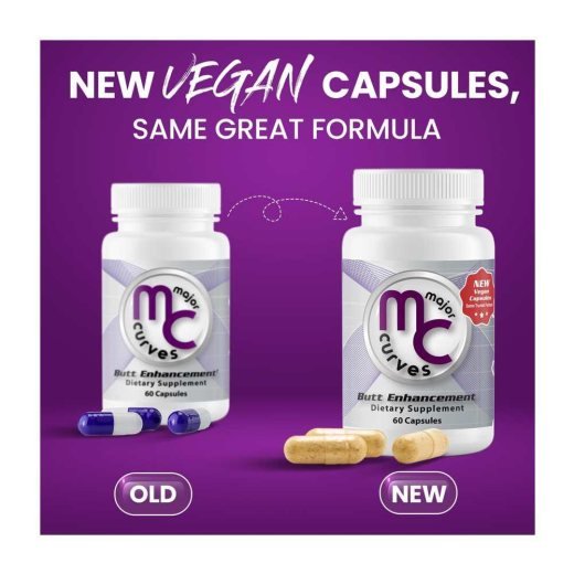 Major Curves Butt Enhancement Capsules – Natural Curvy Boost in Pakistan