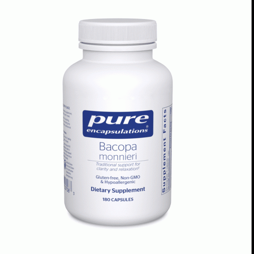 Pure Encapsulations Bacopa Monnieri | Clarity & Relaxation Support | 180 Capsules