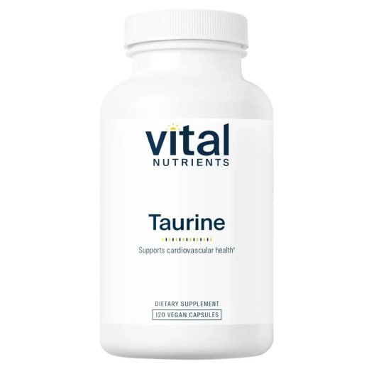 Vital Nutrients Taurine 1000mg – Cardiovascular & Energy Support