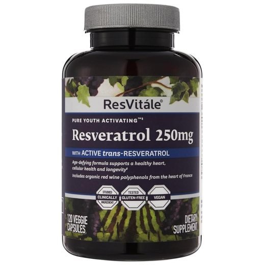 ResVitále Resveratrol 250mg - Pure Youth Activating