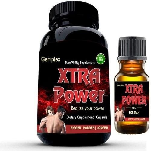 Geriplex Xtra Power Oil – 30ml for Strength & Vitality Enhancement