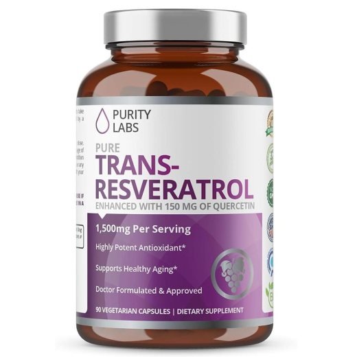 Purity Labs Pure Trans-Resveratrol with Quercetin