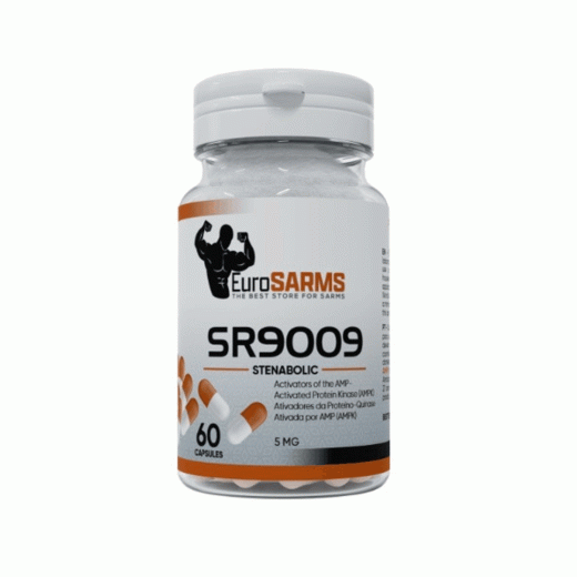 EuroSARMS SR9009 Stenabolic – Elite AMP Activator 5mg 60 Capsules