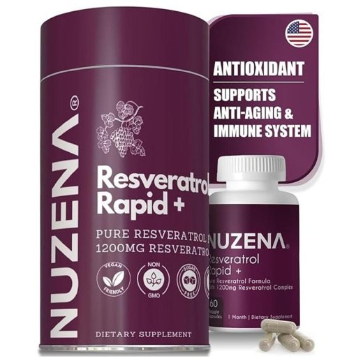 Nuzena Resveratrol Rapid + - Antioxidant Capsules, Immune Boost