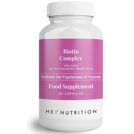 Hey Nutrition Biotin Complex – Food-Sourced Biotin