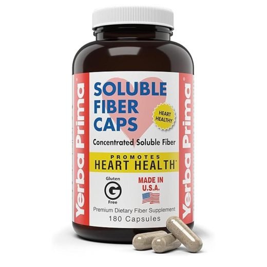 Yerba Prima Soluble Fiber Caps - Concentrated Soluble Fiber