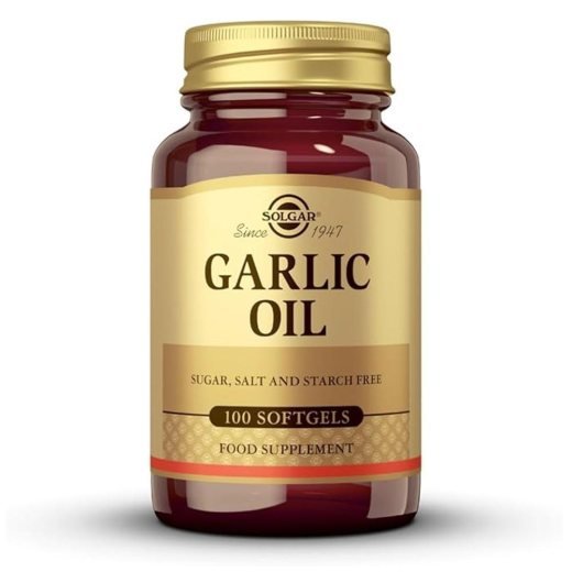 Solgar Garlic Oil Softgels – Odorless, Sugar & Starch-Free