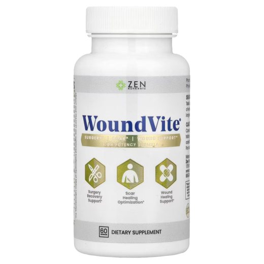 Zen Nutrients WoundVite Daily Support Supplement – 60 Capsules