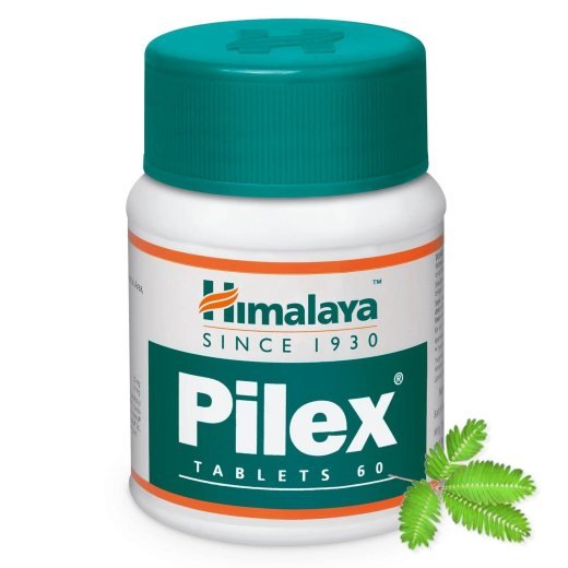 Himalaya Pilex Tablets Herbal Hemorrhoids Solution