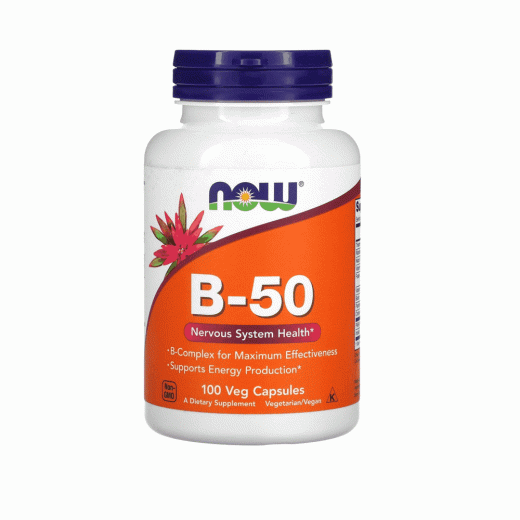 B-50 Complex – Maximum Nervous System & Energy Support | 100 Veg Capsules