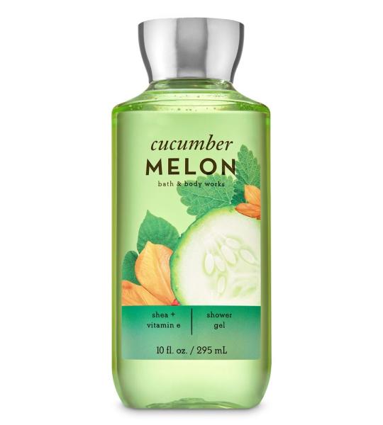 Bath & Body Works Shower Gel – Cucumber Melon 295ml for Refreshing Hydration