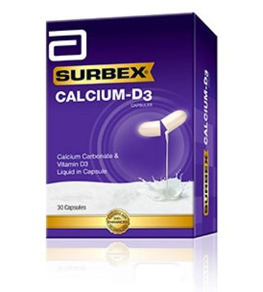 Surbex Calcium D3 – 60 Pills for Strong Bones & Optimal Health