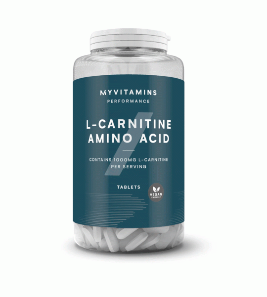 MyVitamins Performance L-Carnitine – 1000mg Amino Fuel | Vegan Tablets