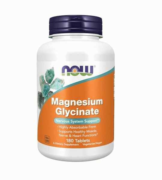 Magnesium Glycinate – High-Absorption Formula for Muscle, Nerve & Heart Support | 180 Tablets