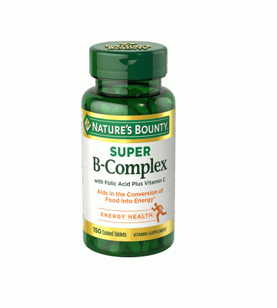 Nature's Bounty Super B-Complex – Energy & Metabolism Support | 150 Tablets