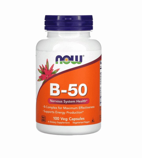 B-50 Complex – Maximum Nervous System & Energy Support | 100 Veg Capsules