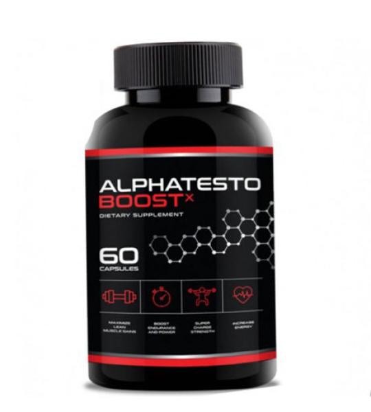 AlphaTesto Boost X – Advanced Testosterone & Performance Booster (60 Capsules)
