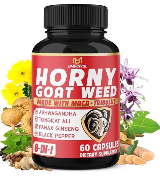 BMVINVOL Horny Goat Weed with Maca + Tribulus