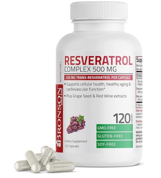 Bronson Resveratrol Complex 500mg – Powerful Antioxidant