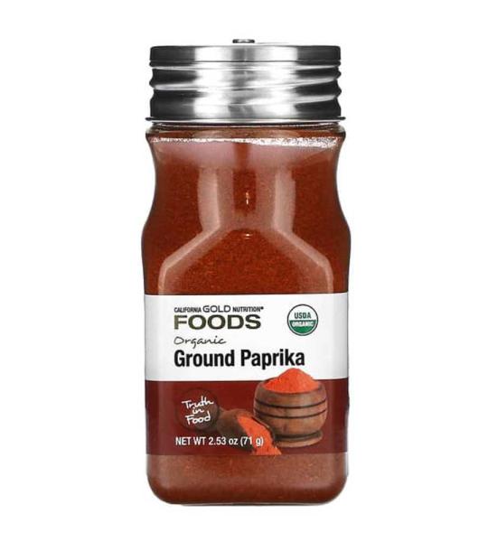 California Gold Nutrition Foods, Organic Paprika, Ground Powder 71 g