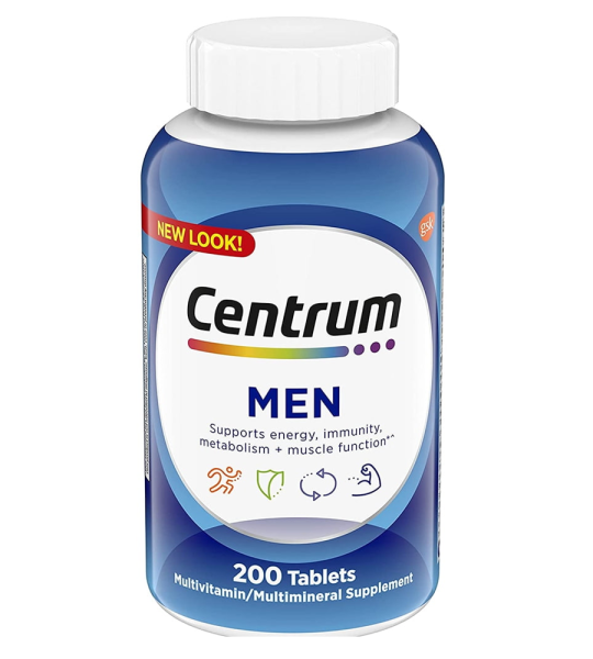 Centrum Multivitamin for Men – 200 Tablets for Complete Daily Health Support
