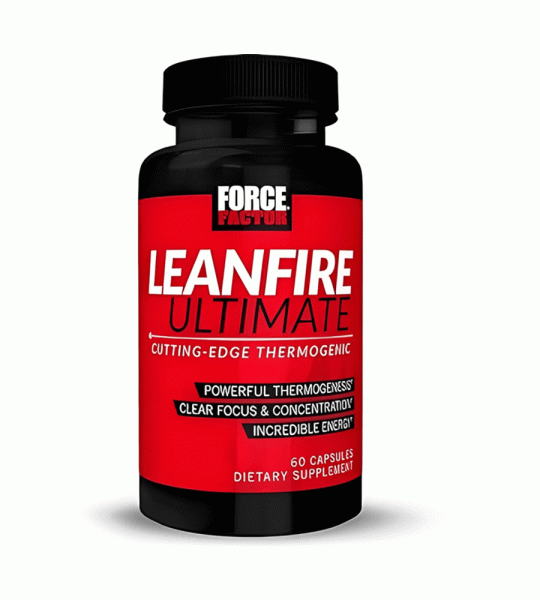 Force Factor Lean Fire Ultimate – Extreme Thermogenic & Focus Formula | 60 Capsule