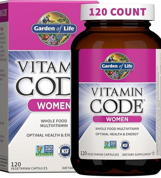 Garden of Life Vitamin Code Women - Whole Food Multivitamin