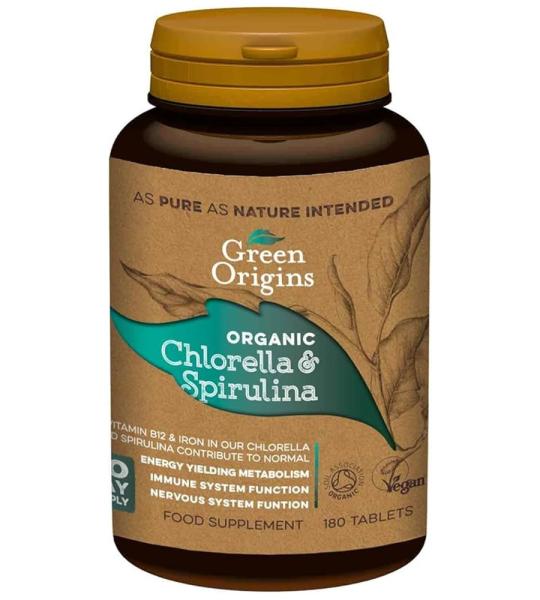 Green Origins Organic Chlorella & Spirulina