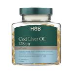 H&B Cod Liver Oil 1200mg + Garlic