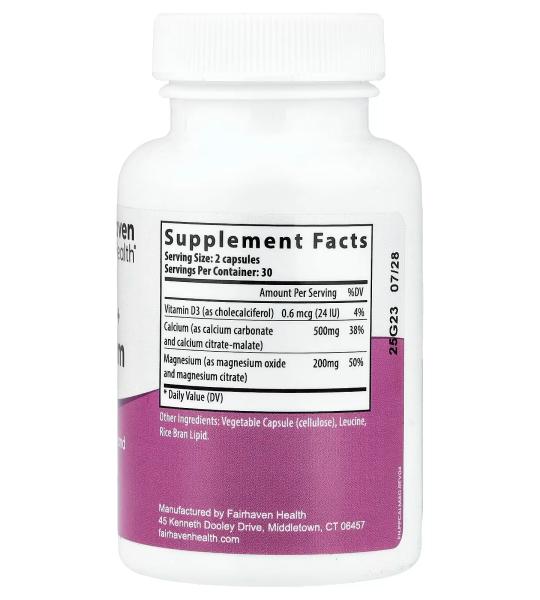 Fairhaven Health Prenatal Calcium + Magnesium – Women’s Nutritional Supplement