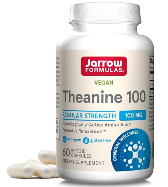 Jarrow Formulas Theanine 100mg – Relaxation & Stress Support