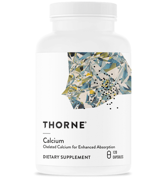 Thorne Calcium Chelated Calcium for Enhanced Absorption - 120 Capsules