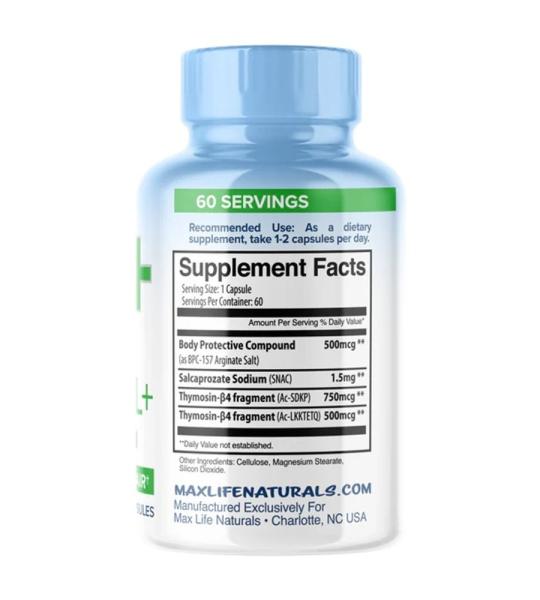MaxLife Naturals Proheal+ BPC-157 & TB4