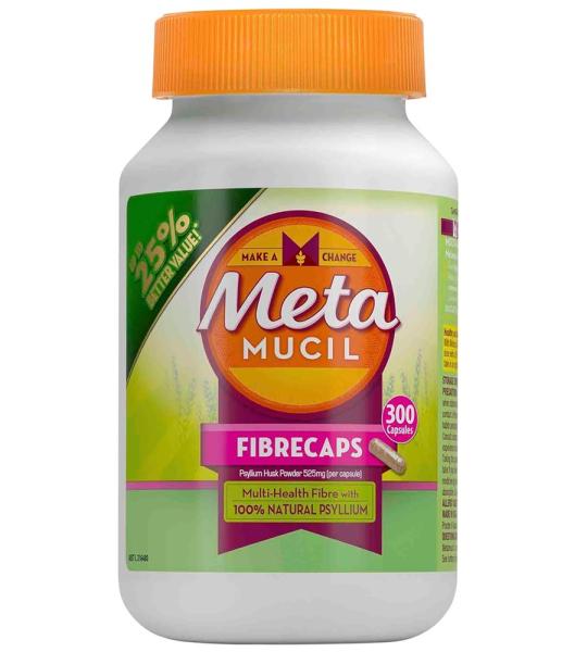 Meta Mucil Daily Fibre Caps - Psyllium Husk Powder