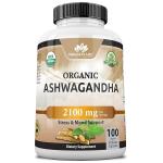NaturaLife Labs Organic Ashwagandha 2100 Mg