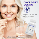 Zen Nutrients 1200mg Alpha Lipoic Acid R Matrix + Benfotiamine + B Complex Nerve Support 120 Capsules