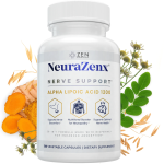Zen Nutrients 1200mg Alpha Lipoic Acid R Matrix + Benfotiamine + B Complex Nerve Support 120 Capsules