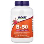 NOW Foods B-50 Nervous System Health 250 Veg Capsules