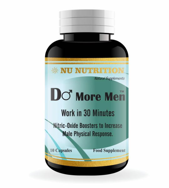 Nu Nutrition Do More Men – 10 Capsules for Enhanced Strength & Vitality