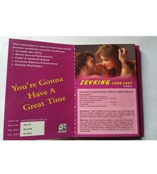 Zevking Long Last Dapoxetine Tablets