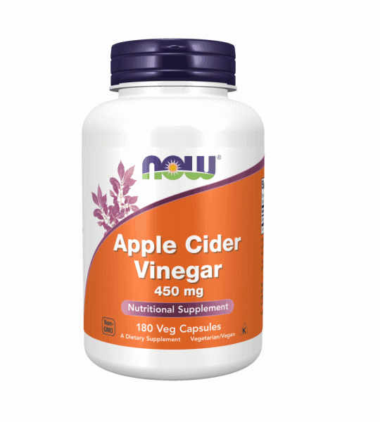 Apple Cider Vinegar 450mg – Natural Digestive Support | 180 Vegan Capsules