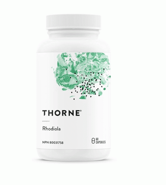 Thorne Rhodiola | Energy & Resilience Support | 60 Capsules