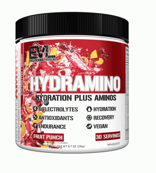 EVL Hydramino – Ultimate Hydration & Amino Fuel | Fruit Punch