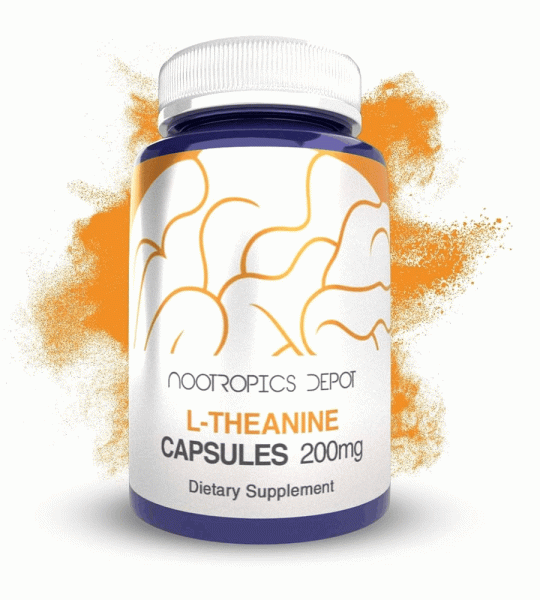 Nootropics Depot L-Theanine | 200mg for Calm & Focus | Dietary Supplement