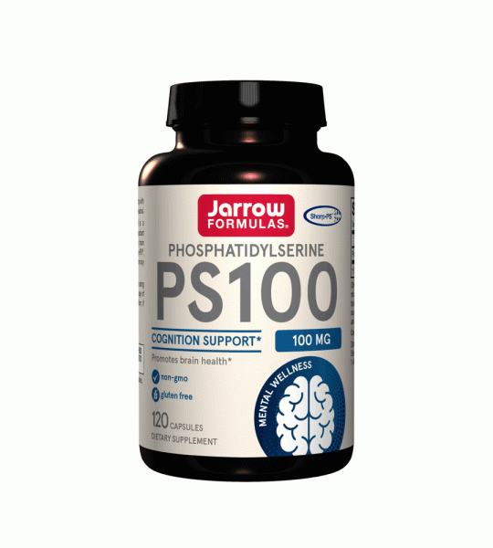Jarrow Formulas Ps100 | Phosphatidylserine for Brain Health & Cognition | 100mg | 120 Capsules