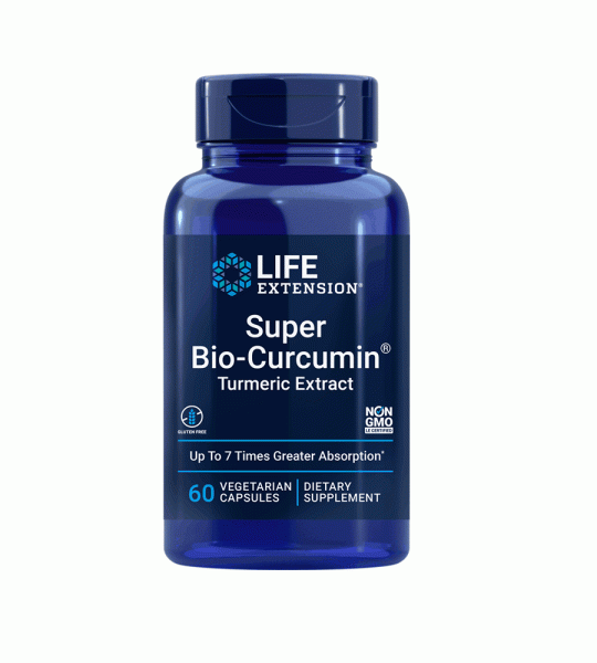 Life Extension Super Bio-Curcumin| High-Absorption Turmeric Extract 7 X Greater Bioavailability 60 Vegetarian Capsules